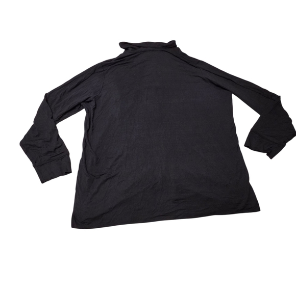 Skims Soft Lounge Sleep Pajamas Top Shirt Onyx Black 3X NWT - Picture 2 of 3